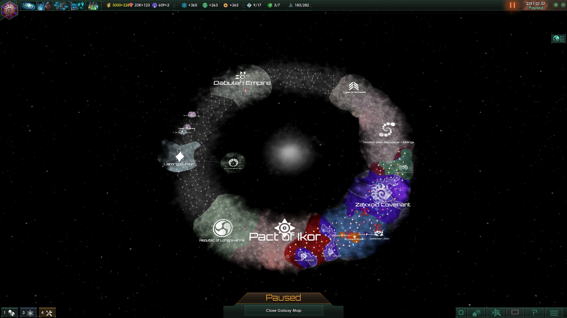 Ring Galaxy Symmetry ruined, sort of... Paradox Interactive Forums